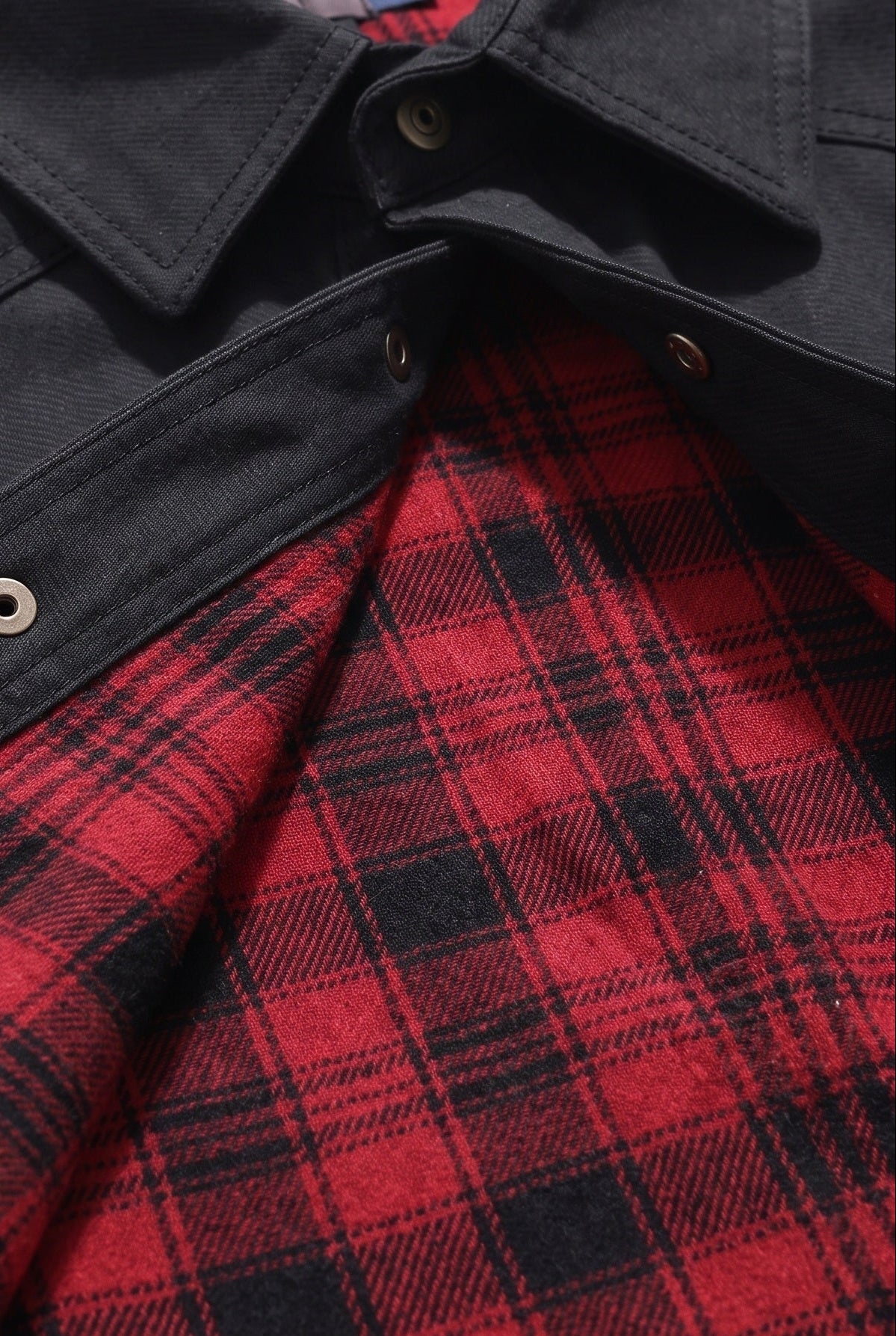 Men's Barn Jacket | Snap Front Flannel Lining - 3