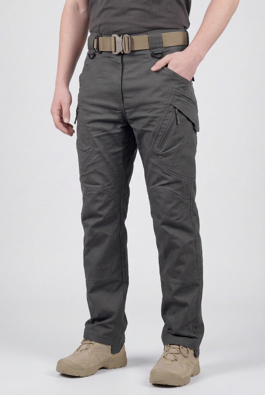 Men's Cargo Pants | Tactical Zip Flap Pockets - 6