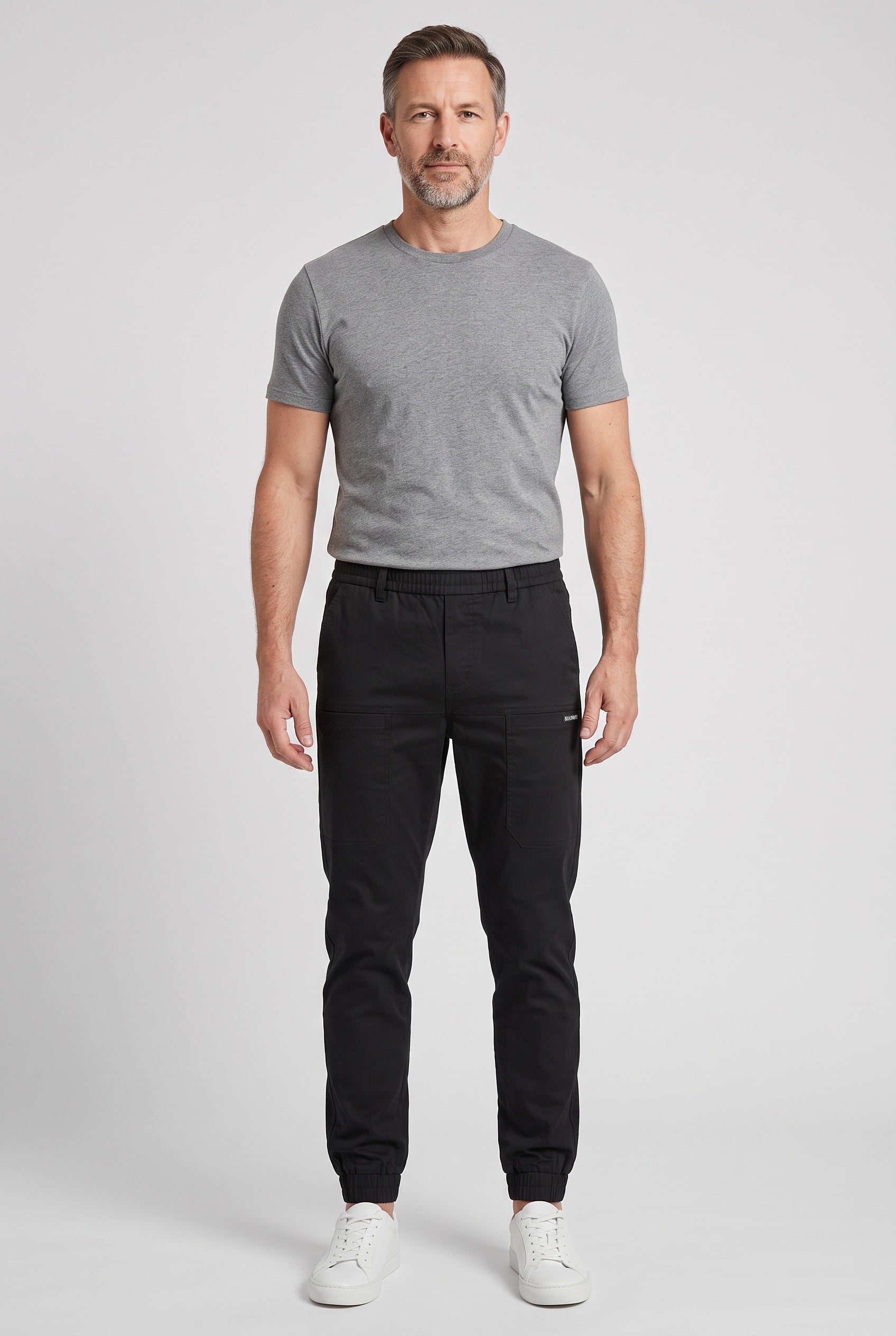 Men's Cargo Pants | Tapered Leg Elastic Waistband - 2