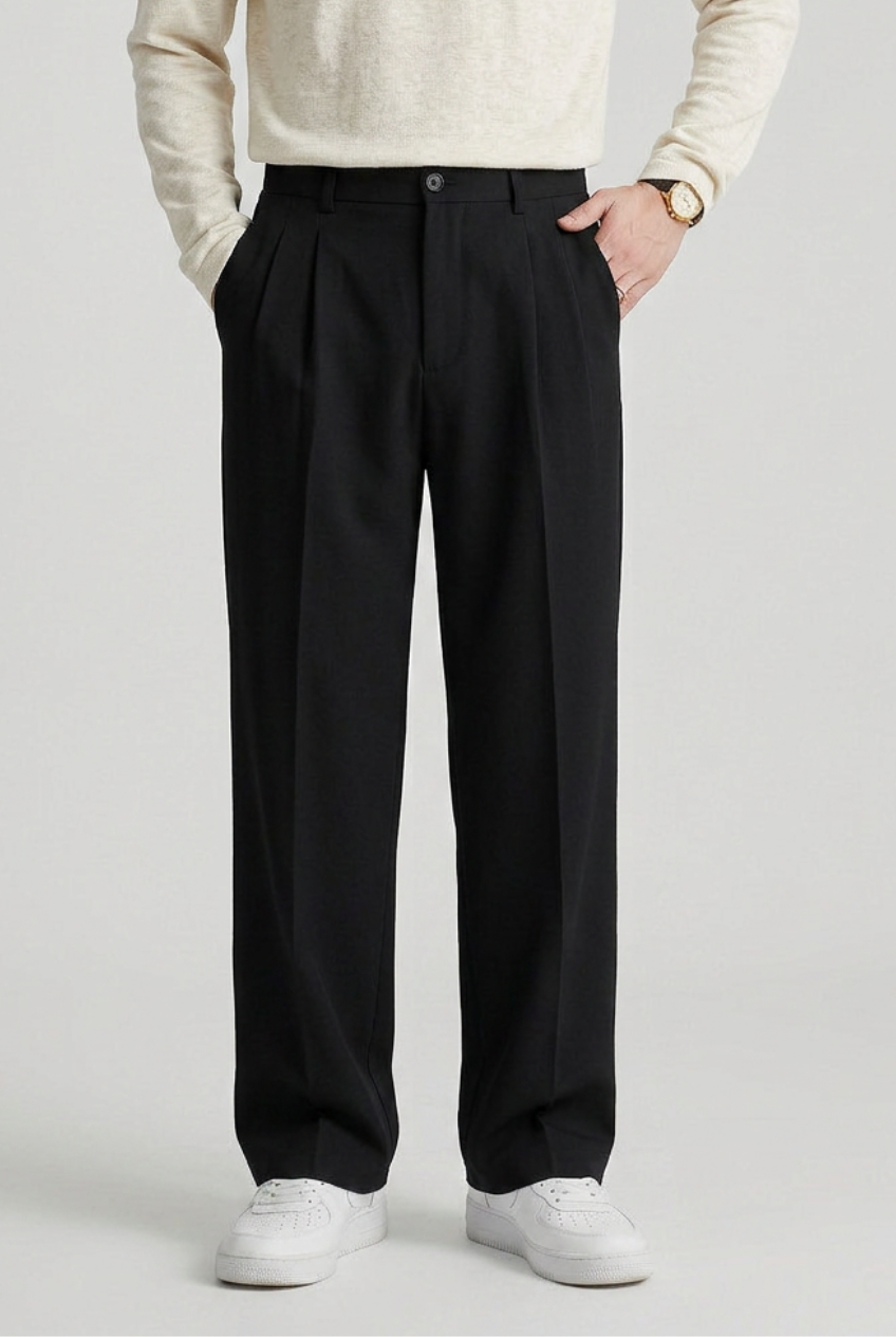 Men's Dress Pants | Pleated Front High Waist - 1