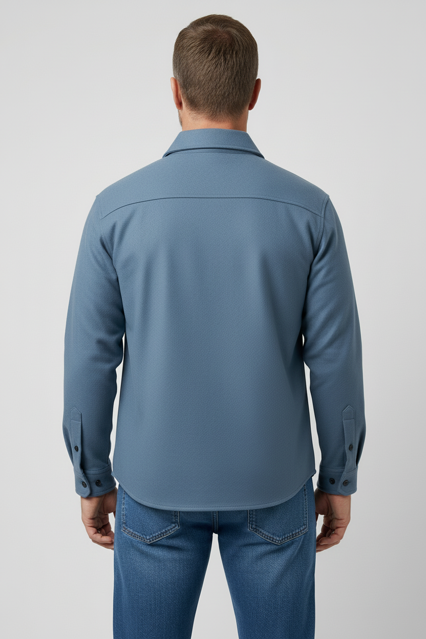Men's Jacket | Flap Chest Pockets Buttoned Cuffs - 2