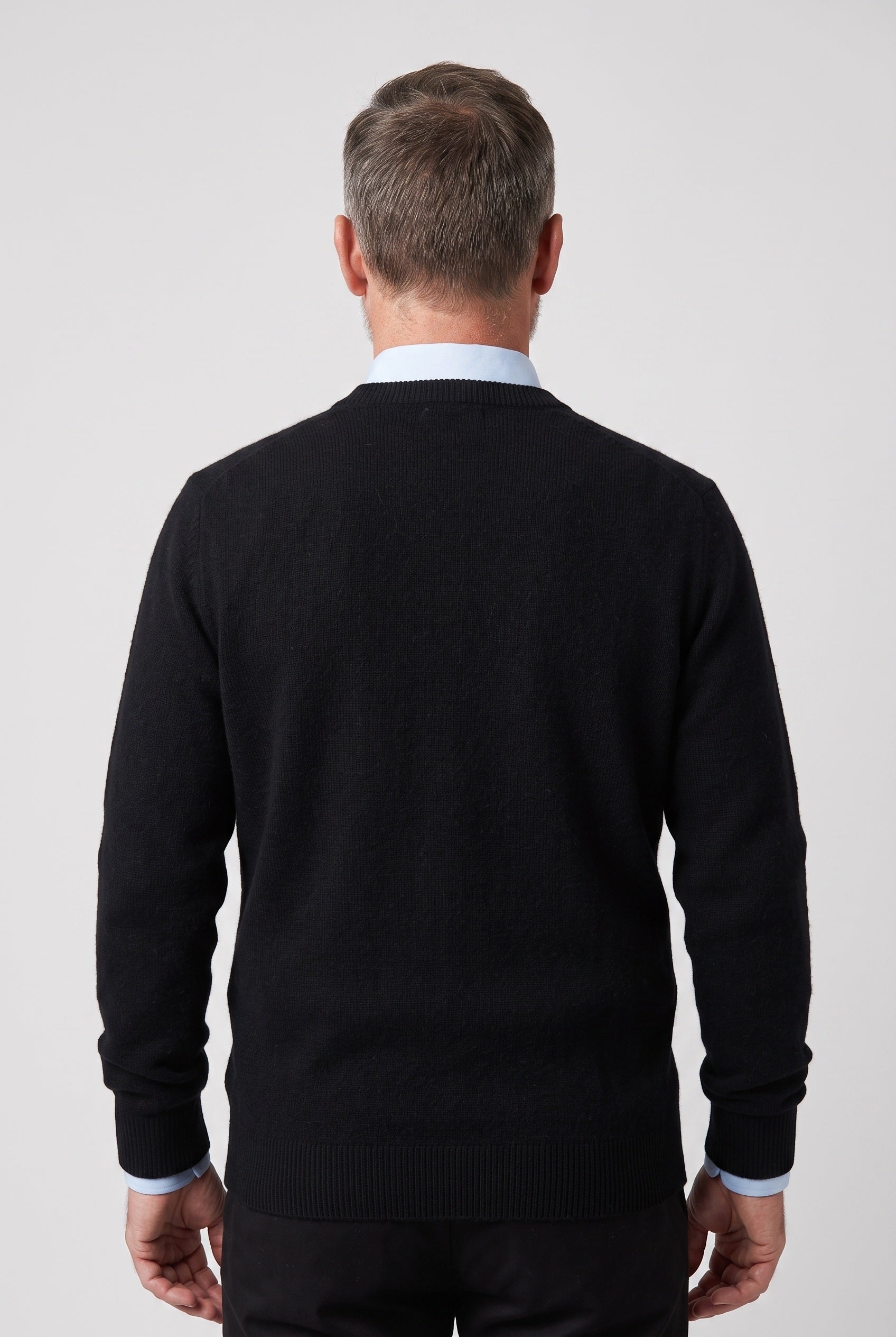 Men's Knit Sweater | Fine Gauge Crew or V Neck - 2