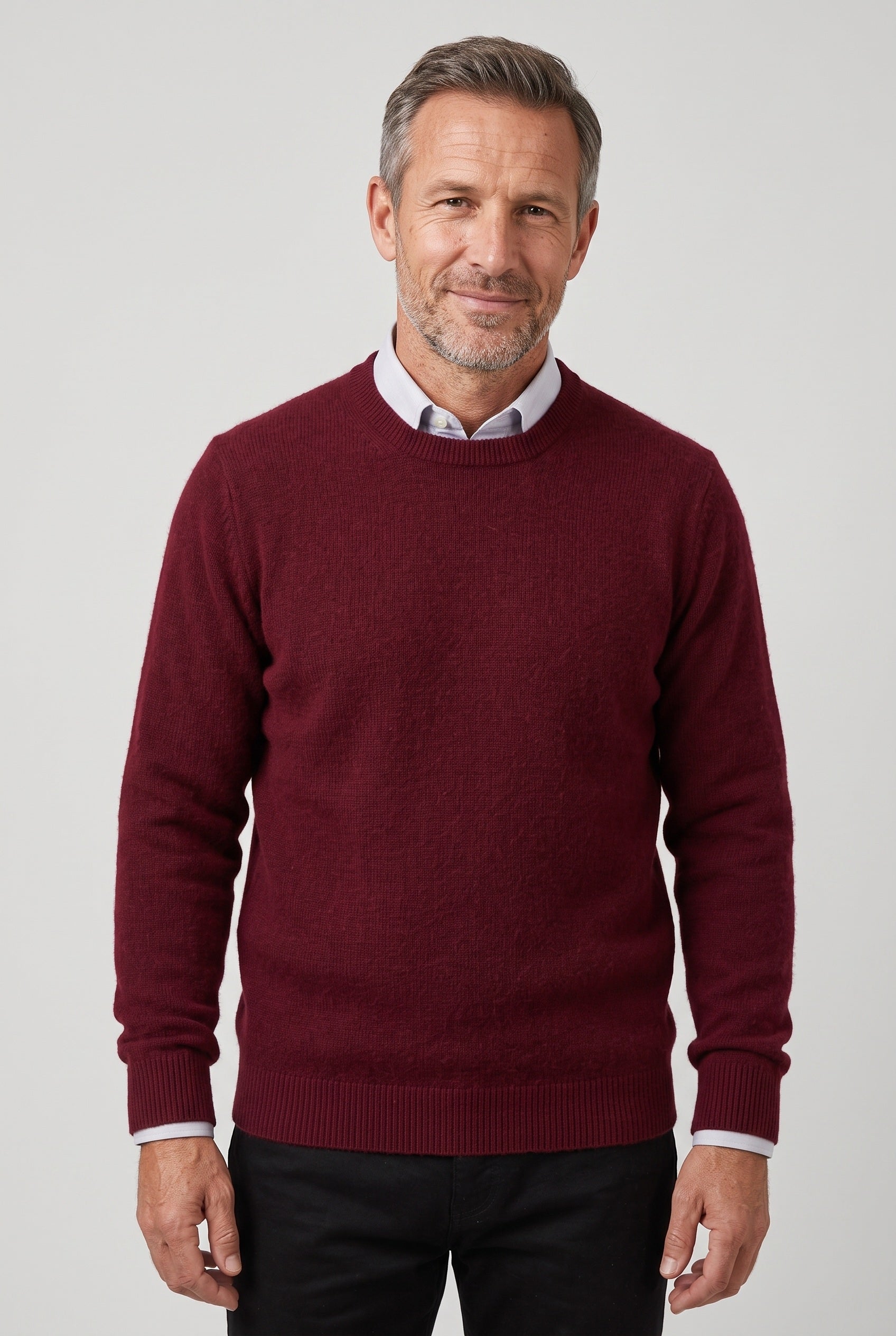 Men's Knit Sweater | Fine Gauge Crew or V Neck - 8