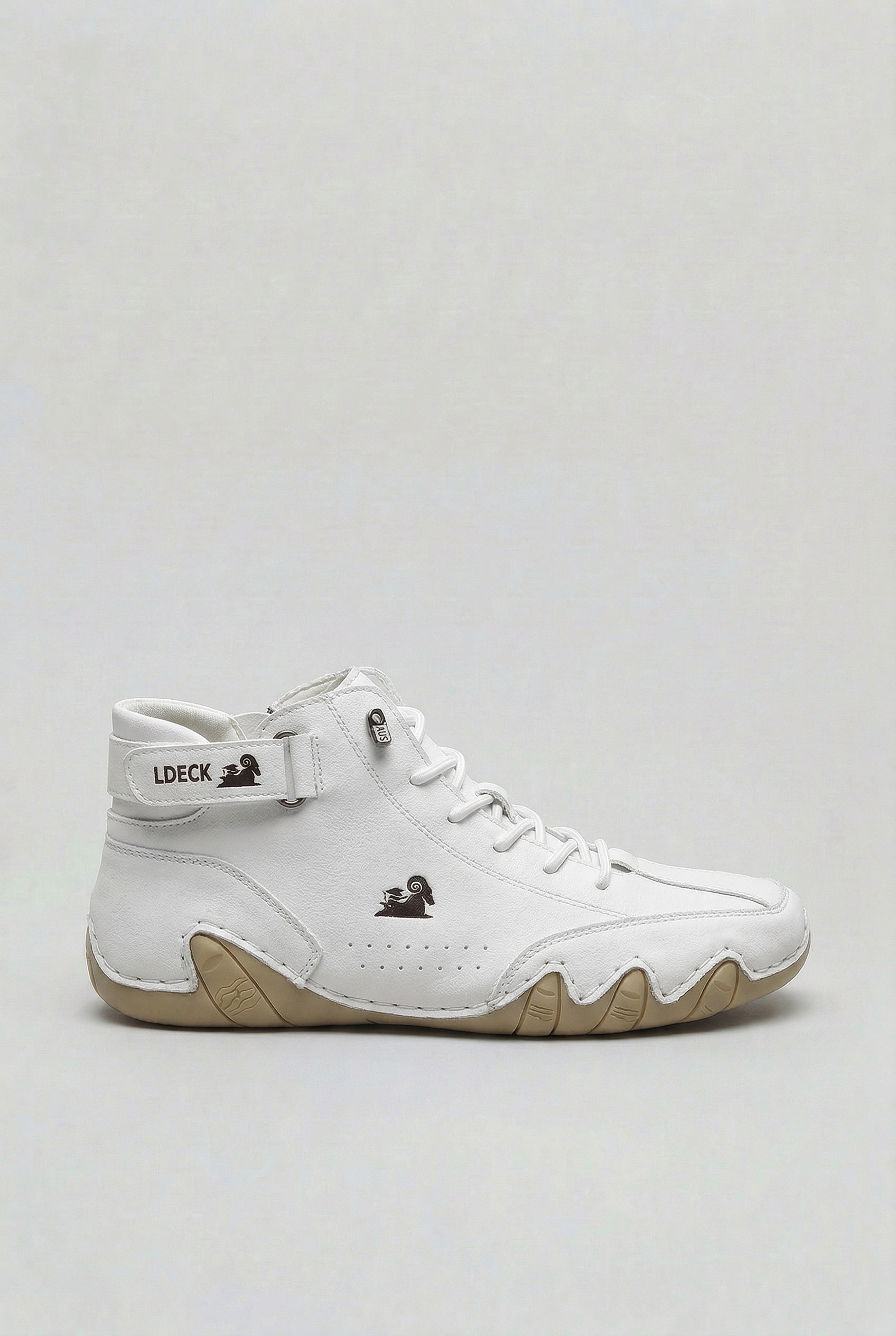 Men's Shoes | High-Top Lace-Up with Ankle Strap - 10
