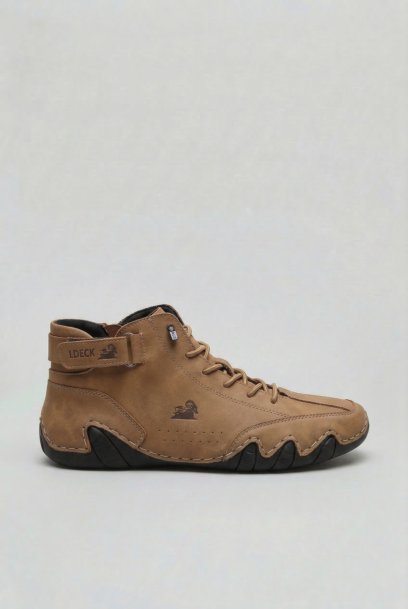 Men's Shoes | High-Top Lace-Up with Ankle Strap - 8
