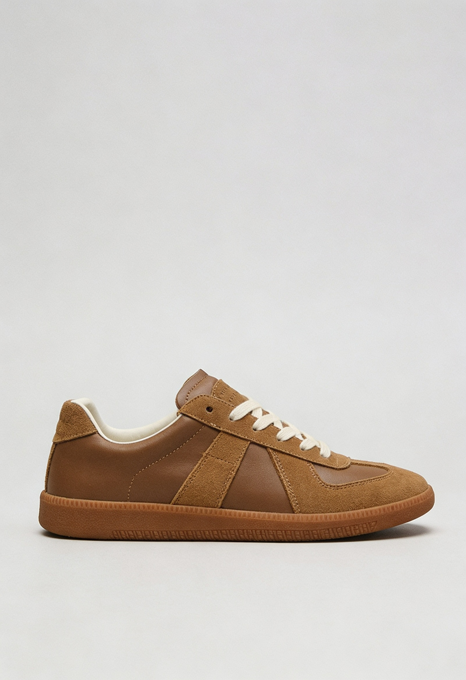 Men's Sneakers | Suede-Look Panels with Gum Outsole - 1