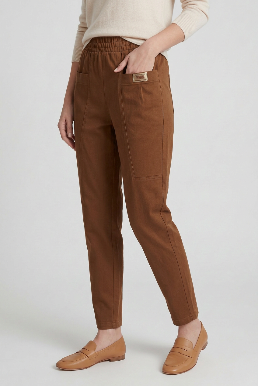 Women's Pants | Straight Leg Elastic Waist - 7