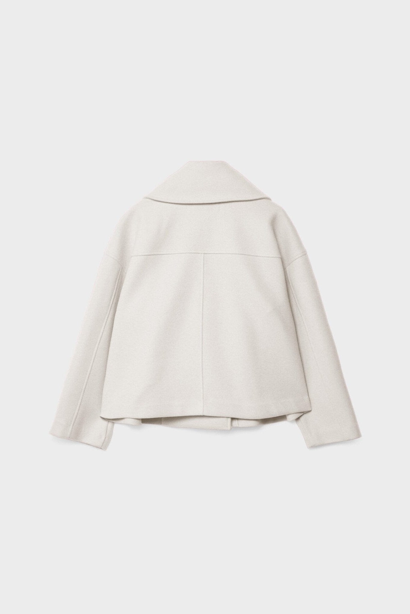 Women's Pea Coat | Cropped Double Breasted - 2