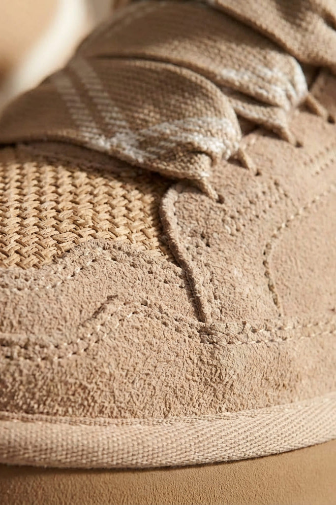 Women's Sneakers | Faux Shearling Collar with Lug Sole - 3