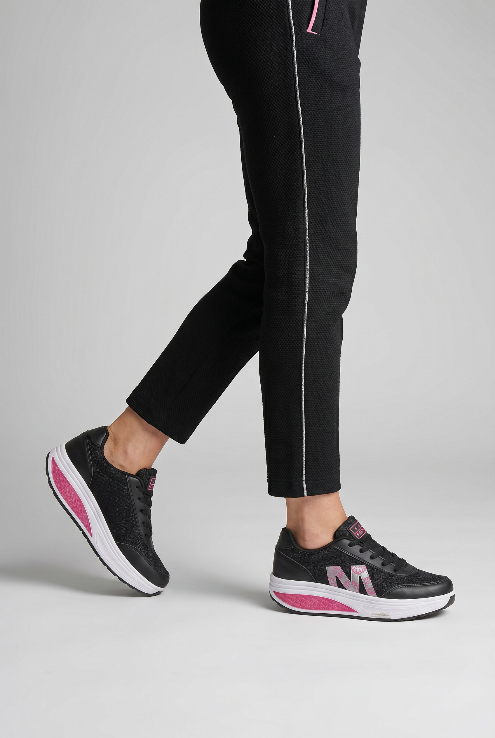 Women's Sneakers | Rocker Sole with Lace-Up Front - 2