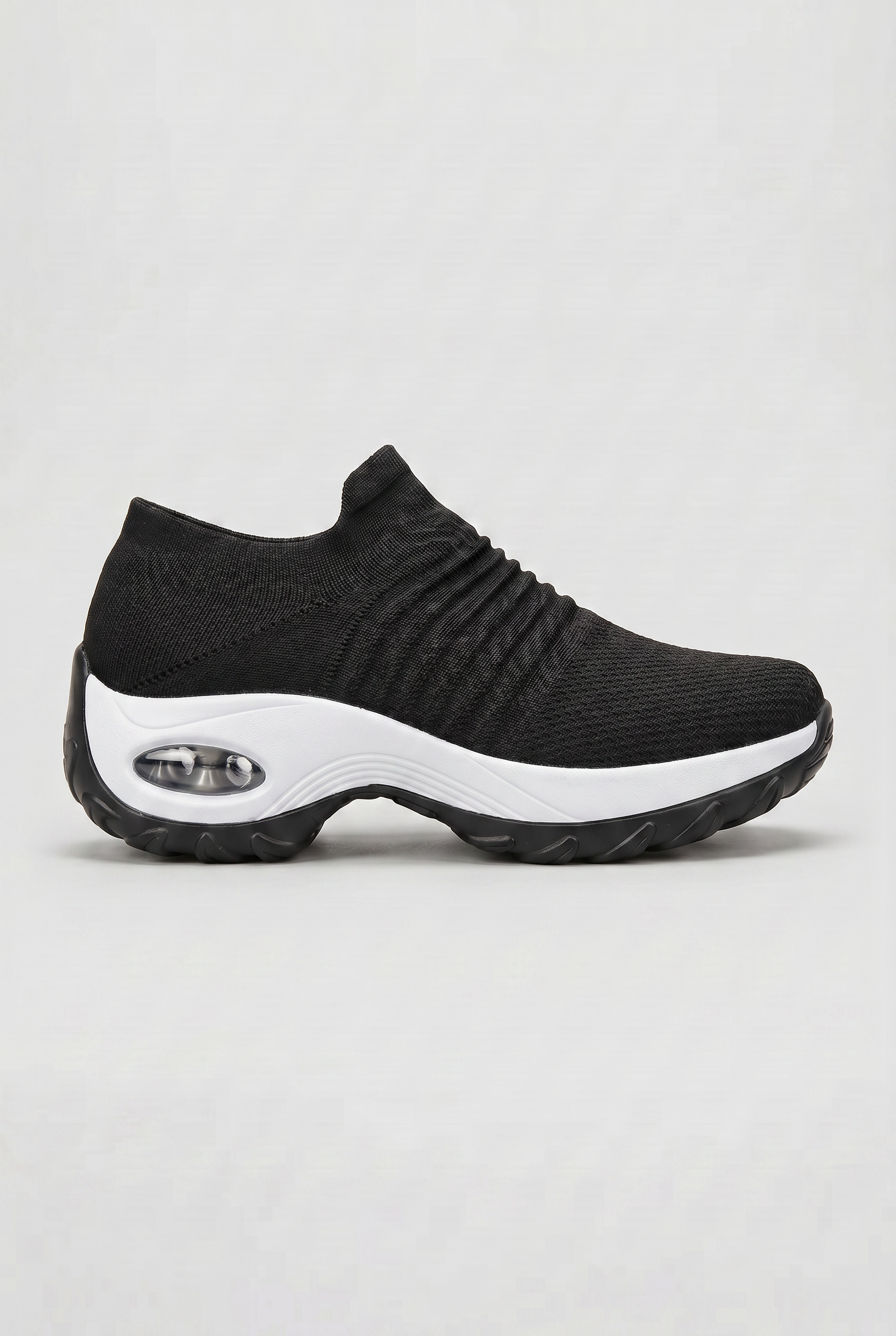 Women's Sneakers | Sock Knit Slip-On with Contoured Midsole - 6