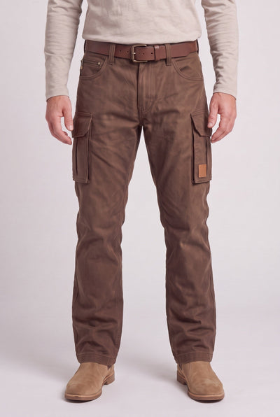 Men's Cargo Pants | Straight Leg Button Flap Pockets - 1