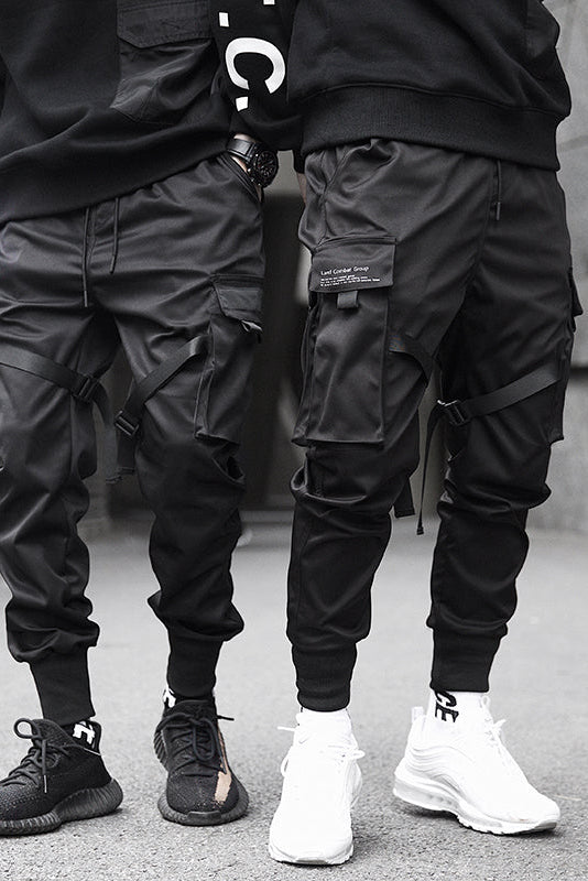 Men's Cargo Pants | Strap Buckle Elastic Cuffs - 4