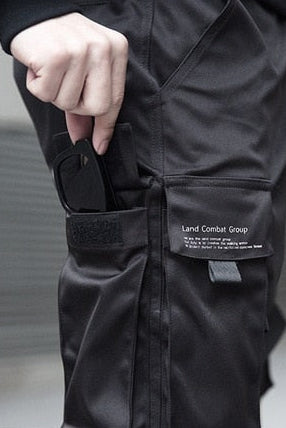 Men's Cargo Pants | Strap Buckle Elastic Cuffs - 6