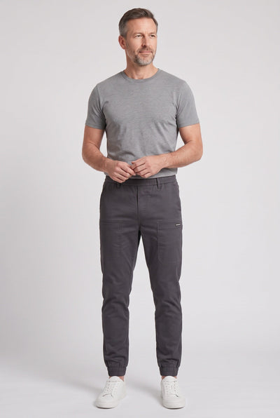 Men's Cargo Pants | Tapered Leg Elastic Waistband - 5
