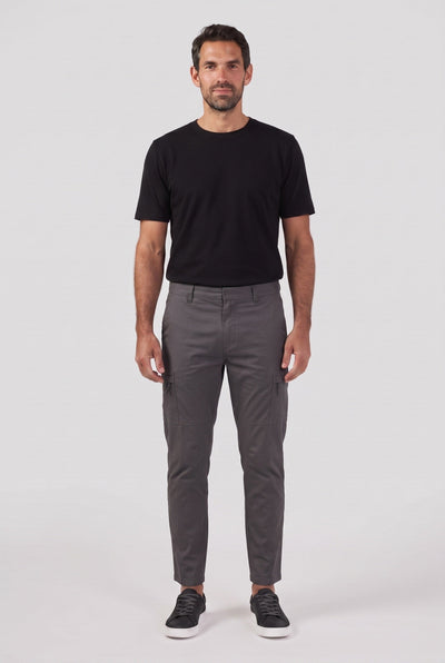 Men's Cargo Pants | Zip Thigh Pocket Slim Tapered - 5