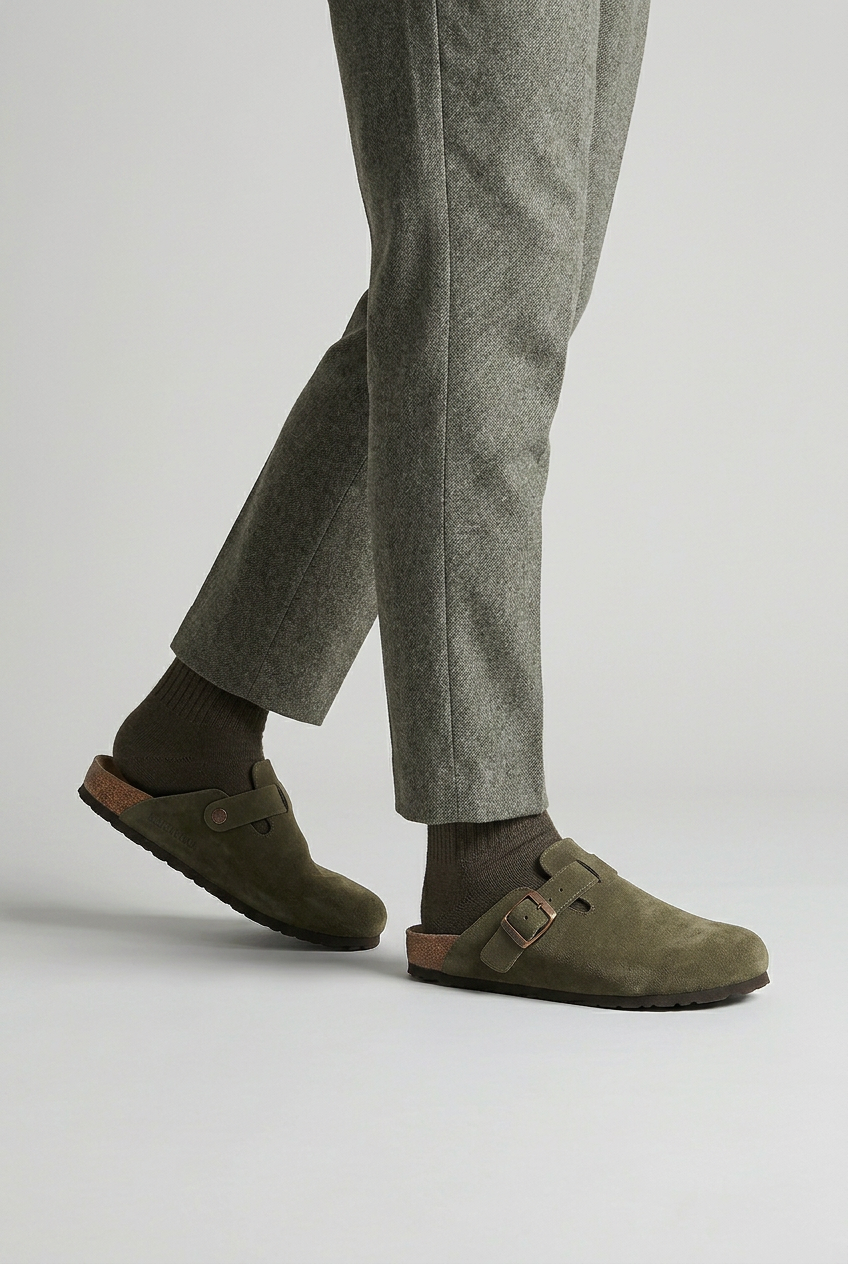Men's Clogs | Buckle Strap with Molded Footbed - 2
