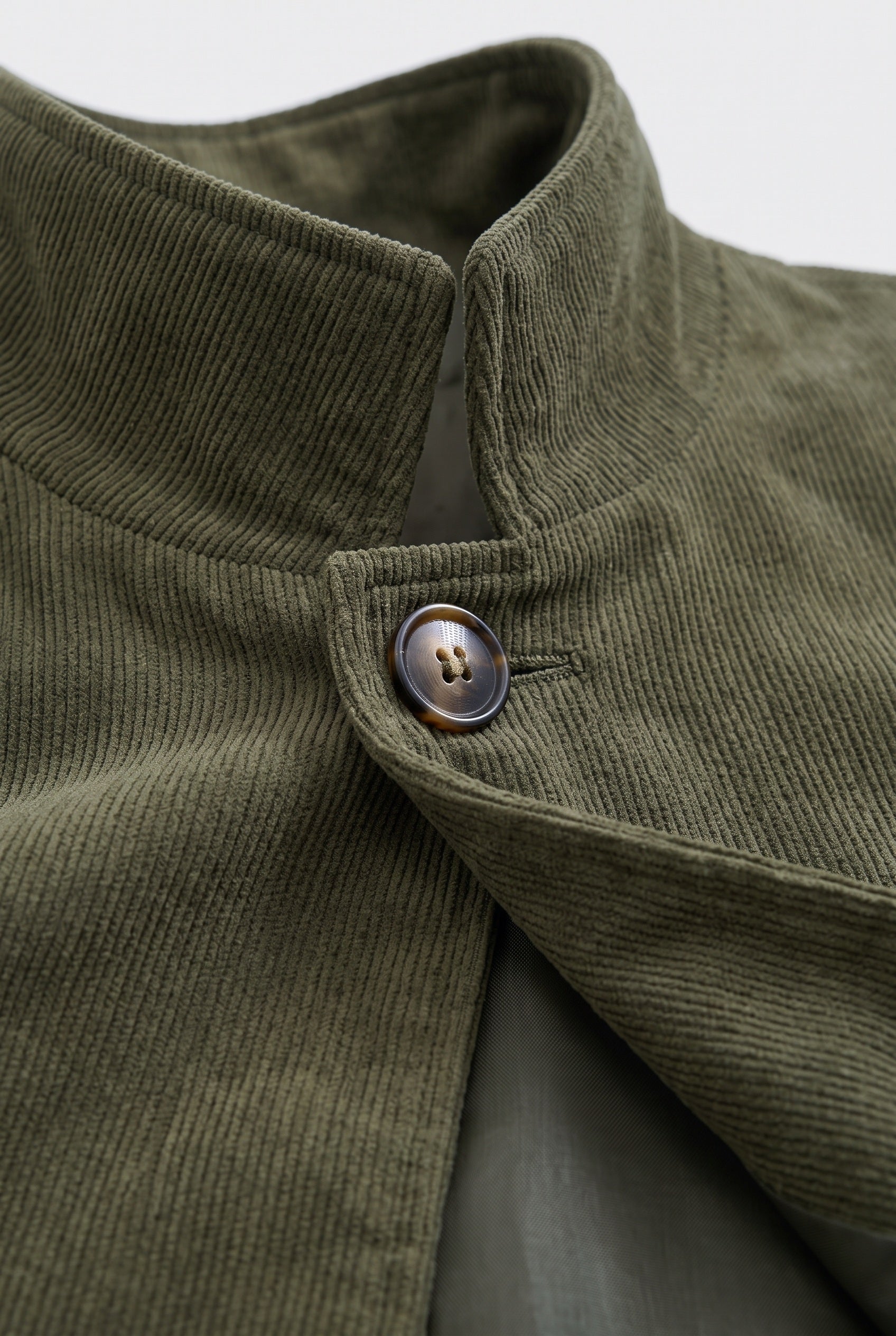 Men's Coat | Corduroy with Stand Collar - 3