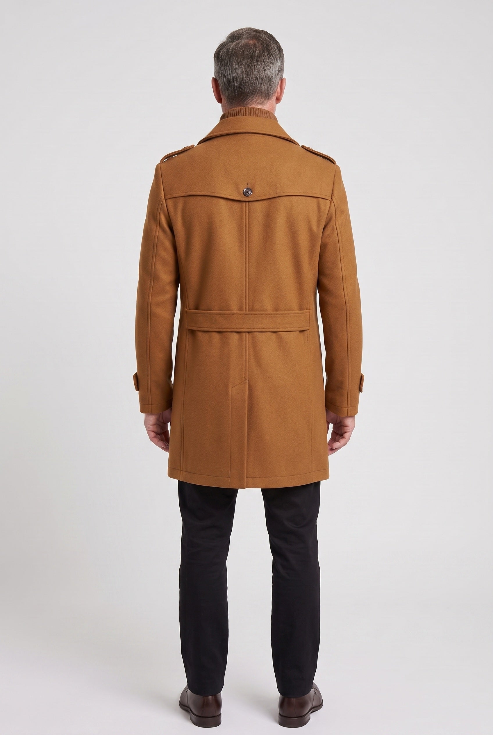 Men's Coat | Funnel Neck with Zip Front - 2