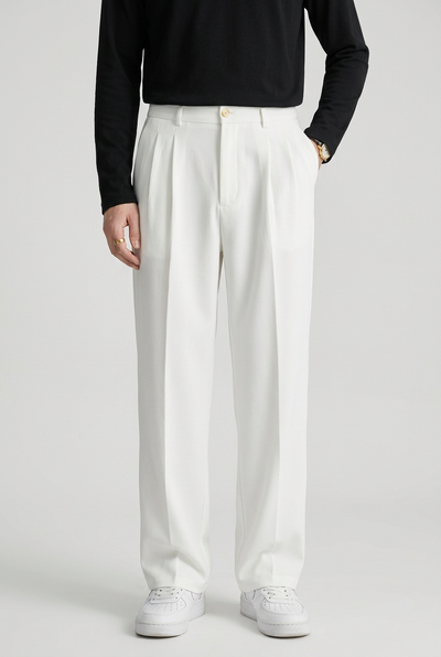 Men's Dress Pants | Pleated Front High Waist - 5