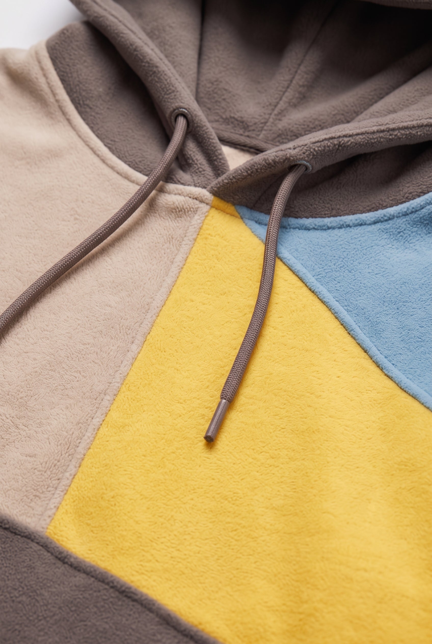 Men's Hoodie | Asymmetric Color Block Panels - 3