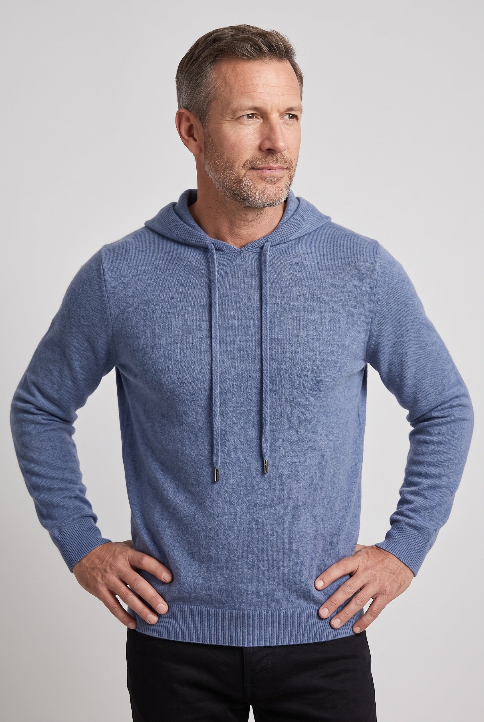 Men's Hoodie | Fine Gauge Drawcord Hood - 7
