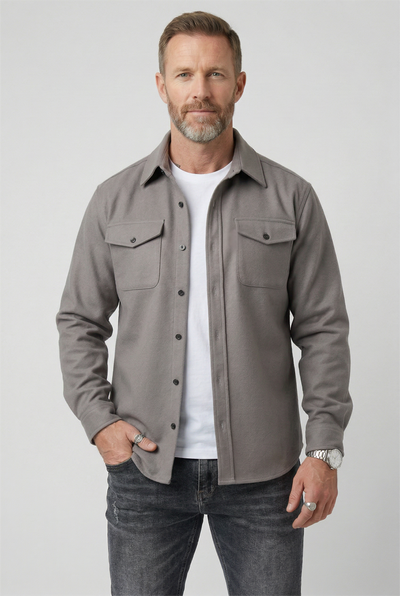 Men's Jacket | Flap Chest Pockets Buttoned Cuffs - 6