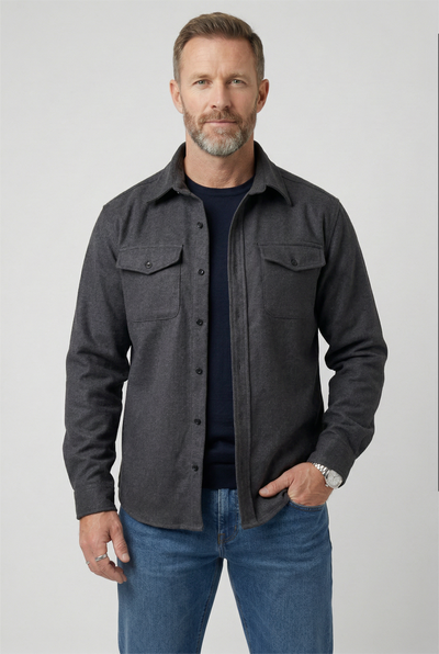 Men's Jacket | Flap Chest Pockets Buttoned Cuffs - 8