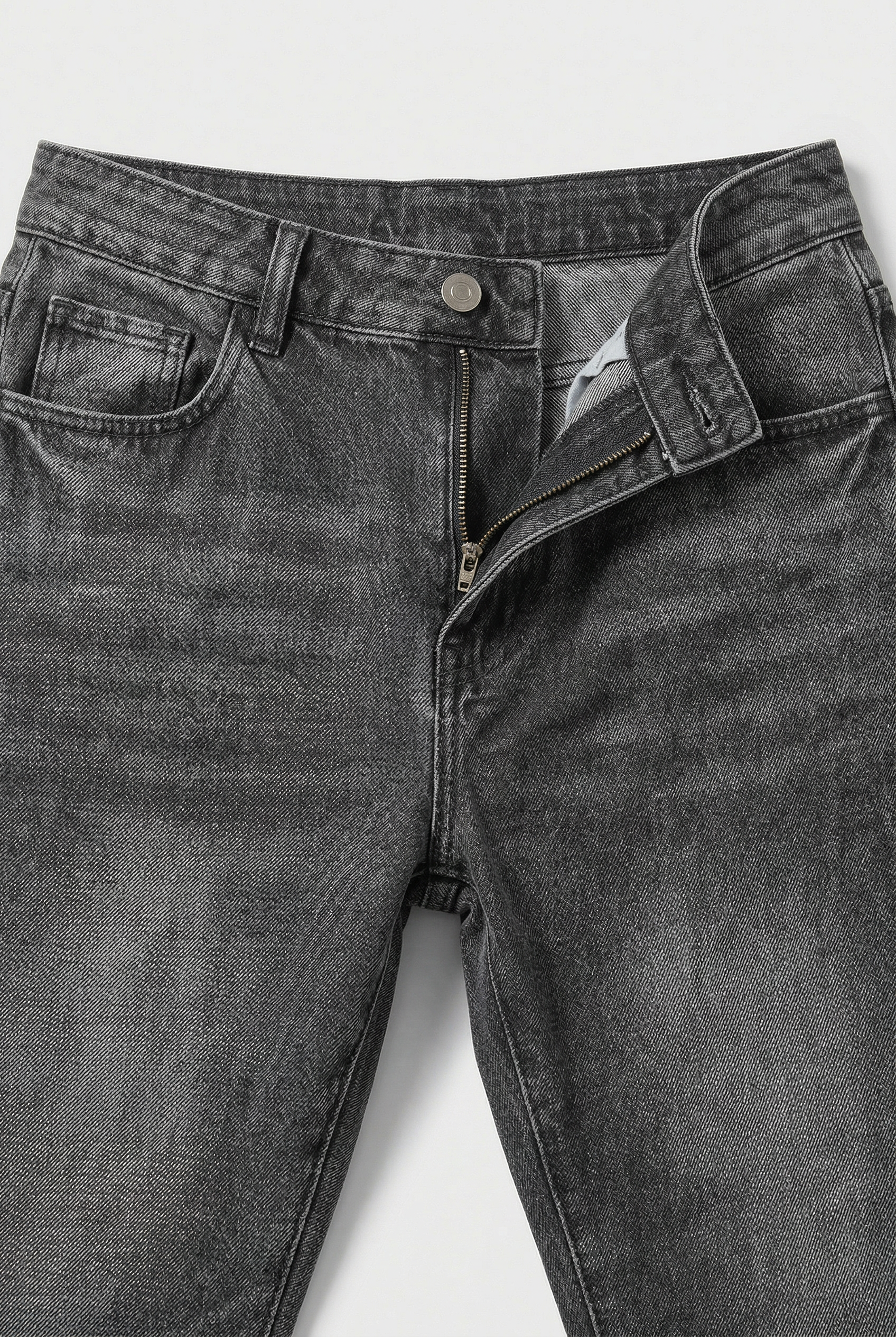 Men's Jeans | Loose Fit Washed Straight Leg - 3