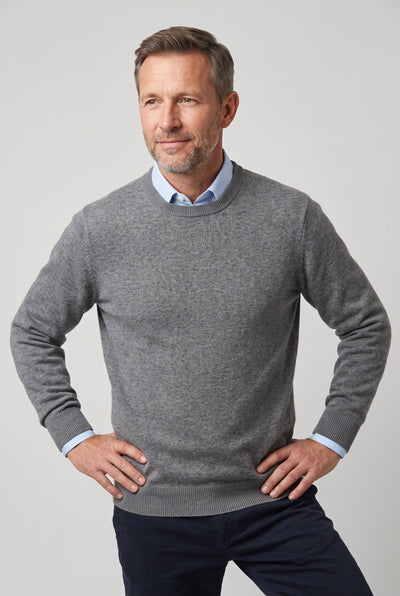 Men's Knit Sweater | Fine Gauge Crew or V Neck - 5