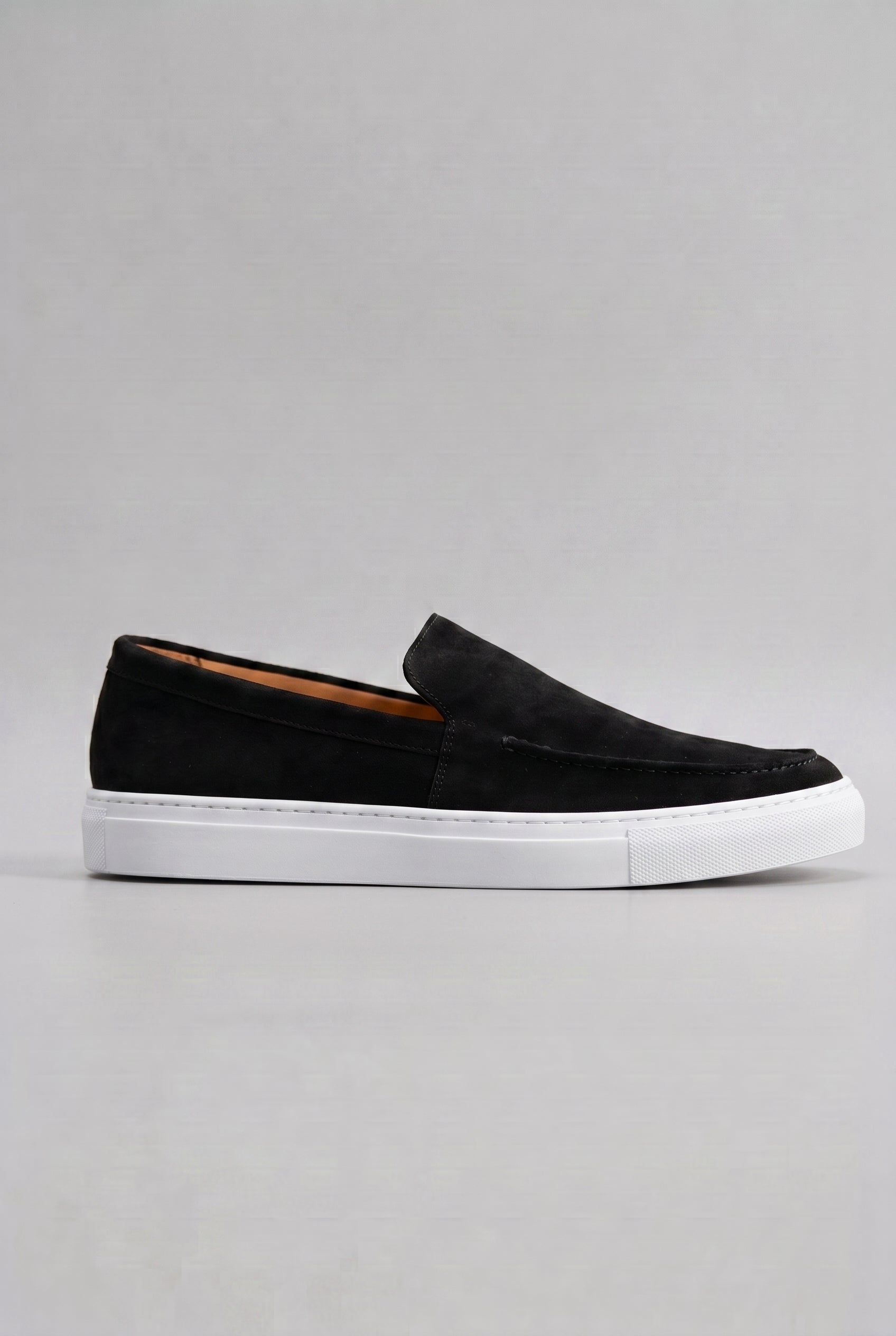 Men's Loafers | Slip-On with Chunky Platform Sole - Black