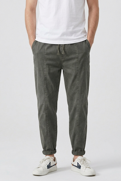 Men's Pants | Pull On Tapered with Rolled Hem - 1