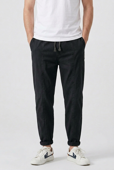 Men's Pants | Pull On Tapered with Rolled Hem - 3