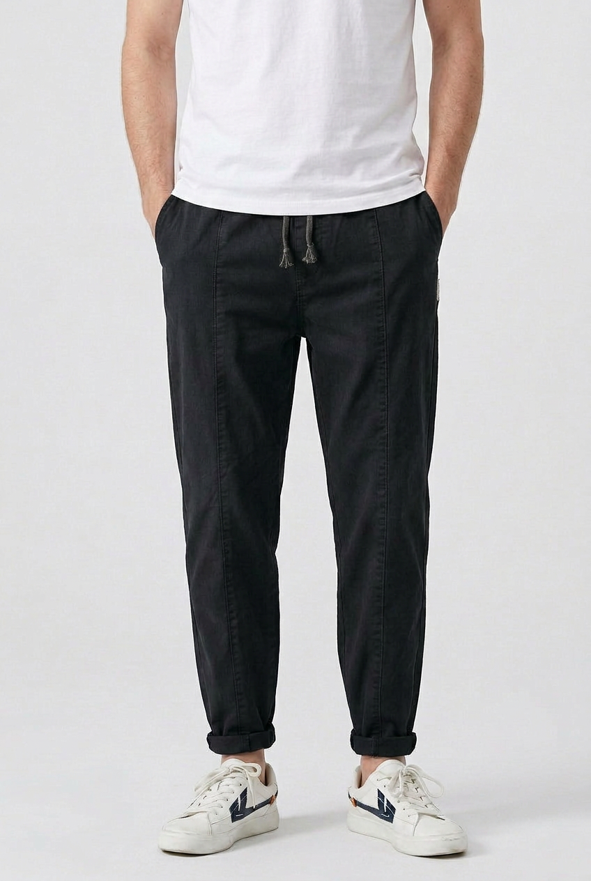 Men's Pants | Pull On Tapered with Rolled Hem - 3