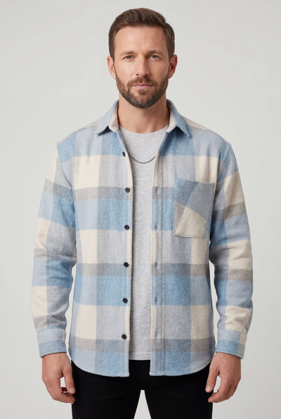 Men's Shirt | Buffalo Check with Chest Pocket - 1