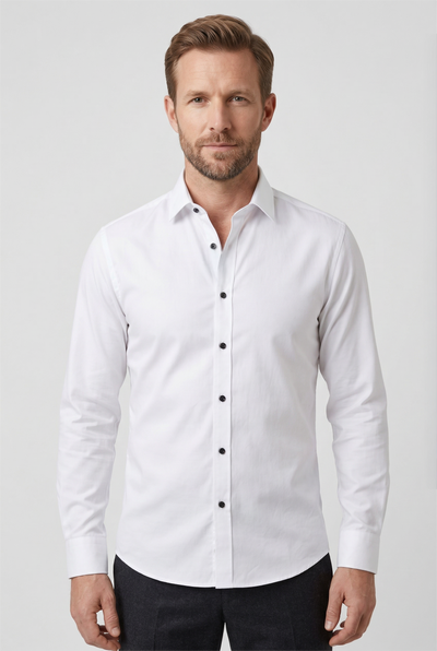 Men's Shirt | Non Iron Slim Fit Barrel Cuff - 1