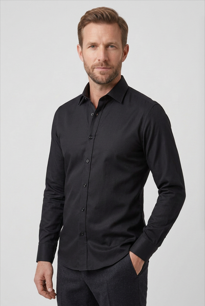 Men's Shirt | Non Iron Slim Fit Barrel Cuff - 11