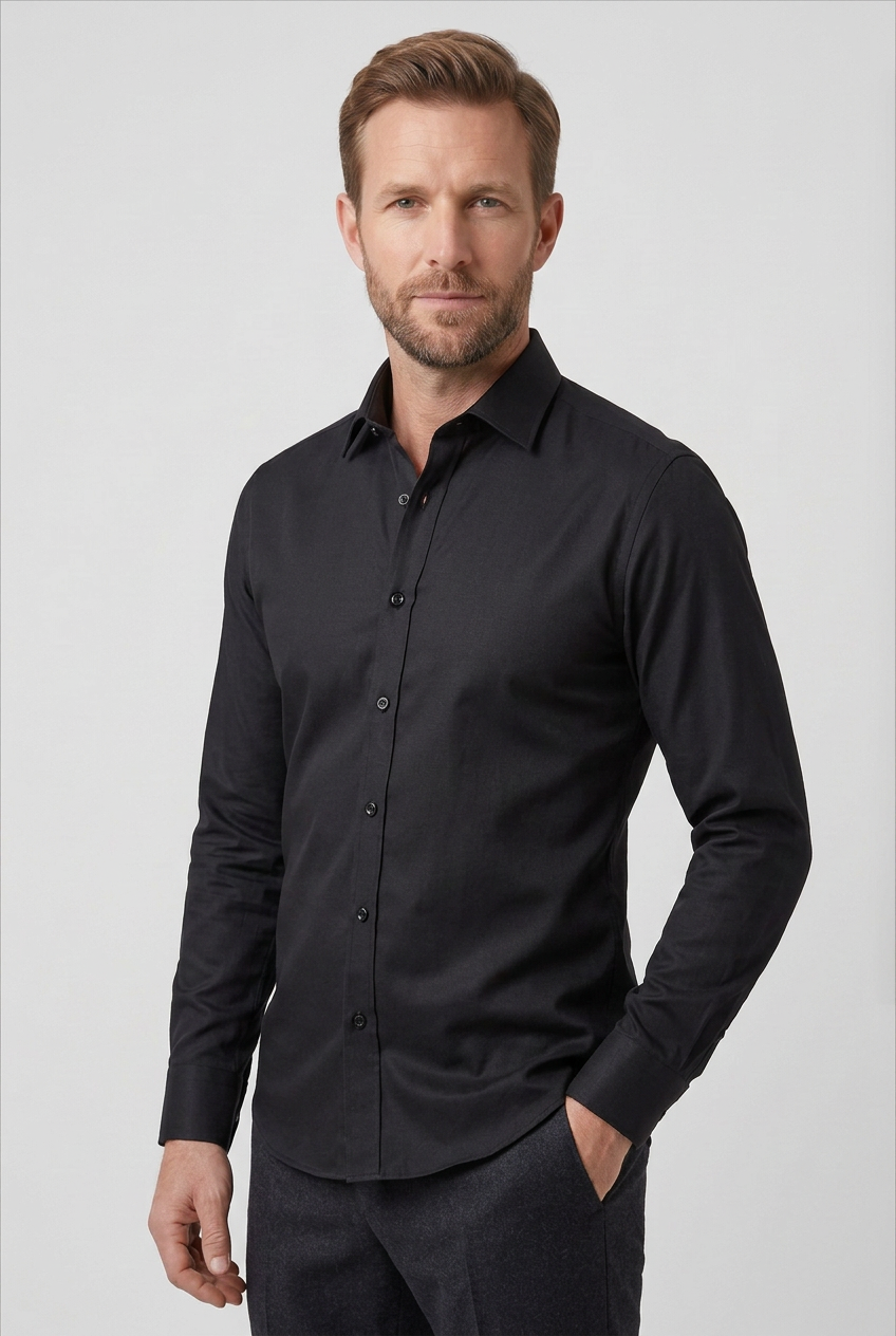 Men's Shirt | Non Iron Slim Fit Barrel Cuff - 11