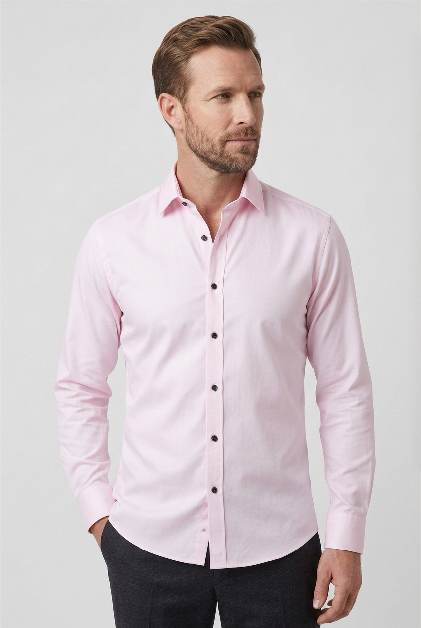 Men's Shirt | Non Iron Slim Fit Barrel Cuff - 8