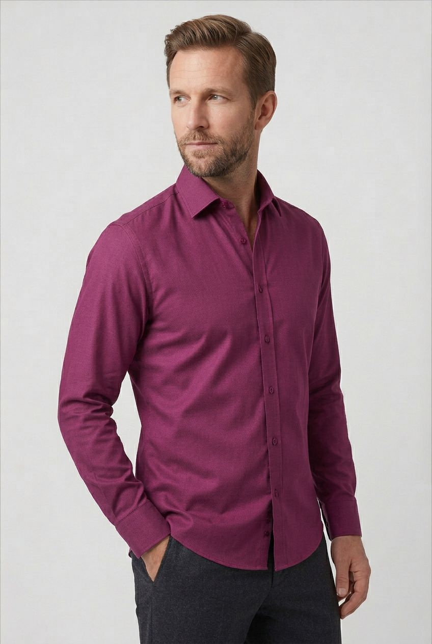 Men's Shirt | Non Iron Slim Fit Barrel Cuff - 9