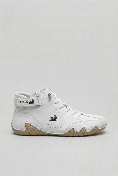 Men's Shoes | High-Top Lace-Up with Ankle Strap - 10