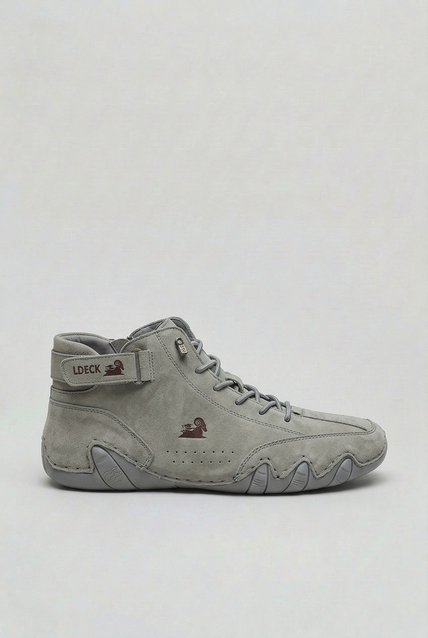 Men's Shoes | High-Top Lace-Up with Ankle Strap - 6
