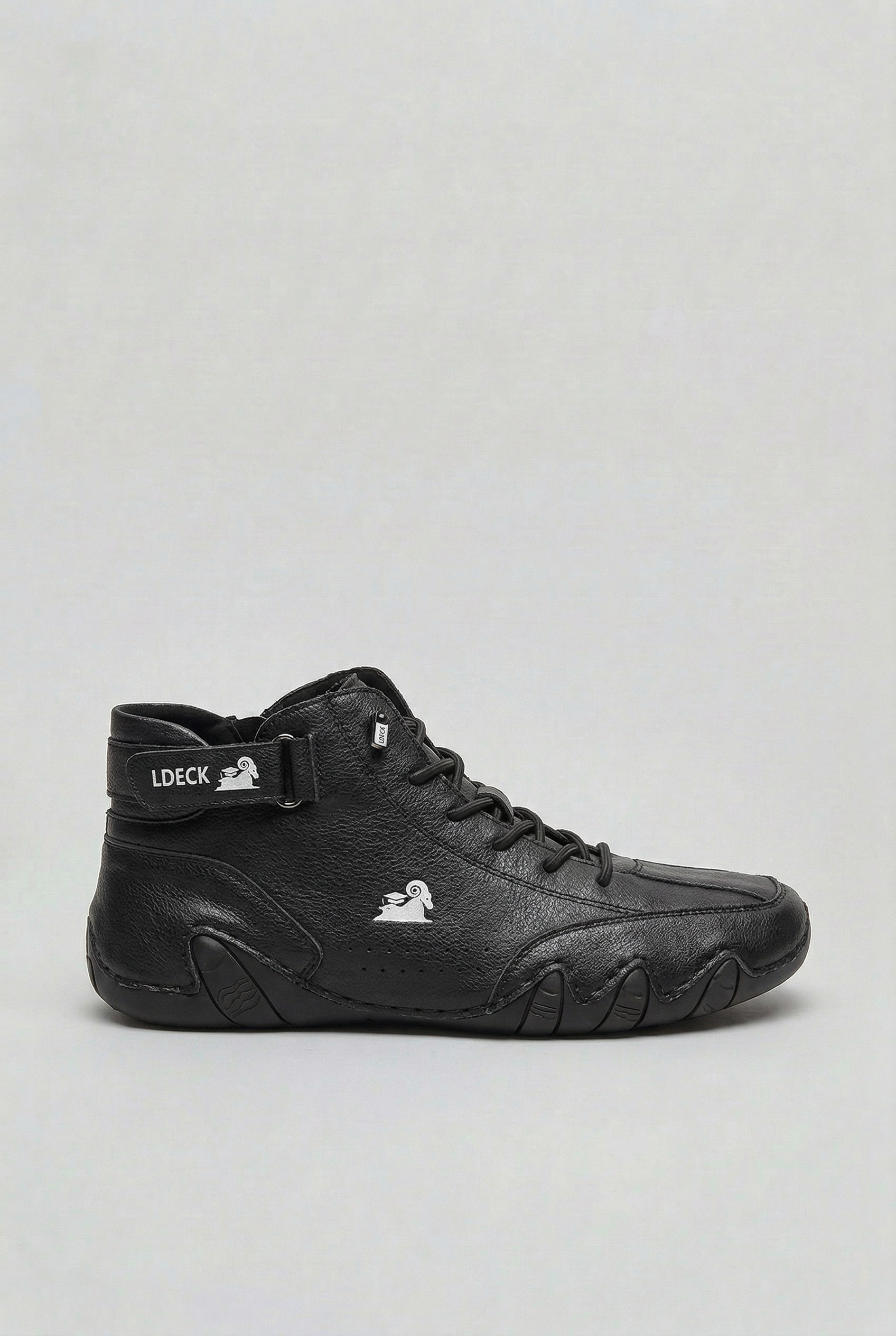Men's Shoes | High-Top Lace-Up with Ankle Strap - 7