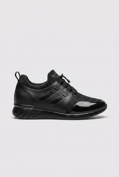 Men's Sneakers | Bungee Lace with Patent-Look Toe Cap - 1