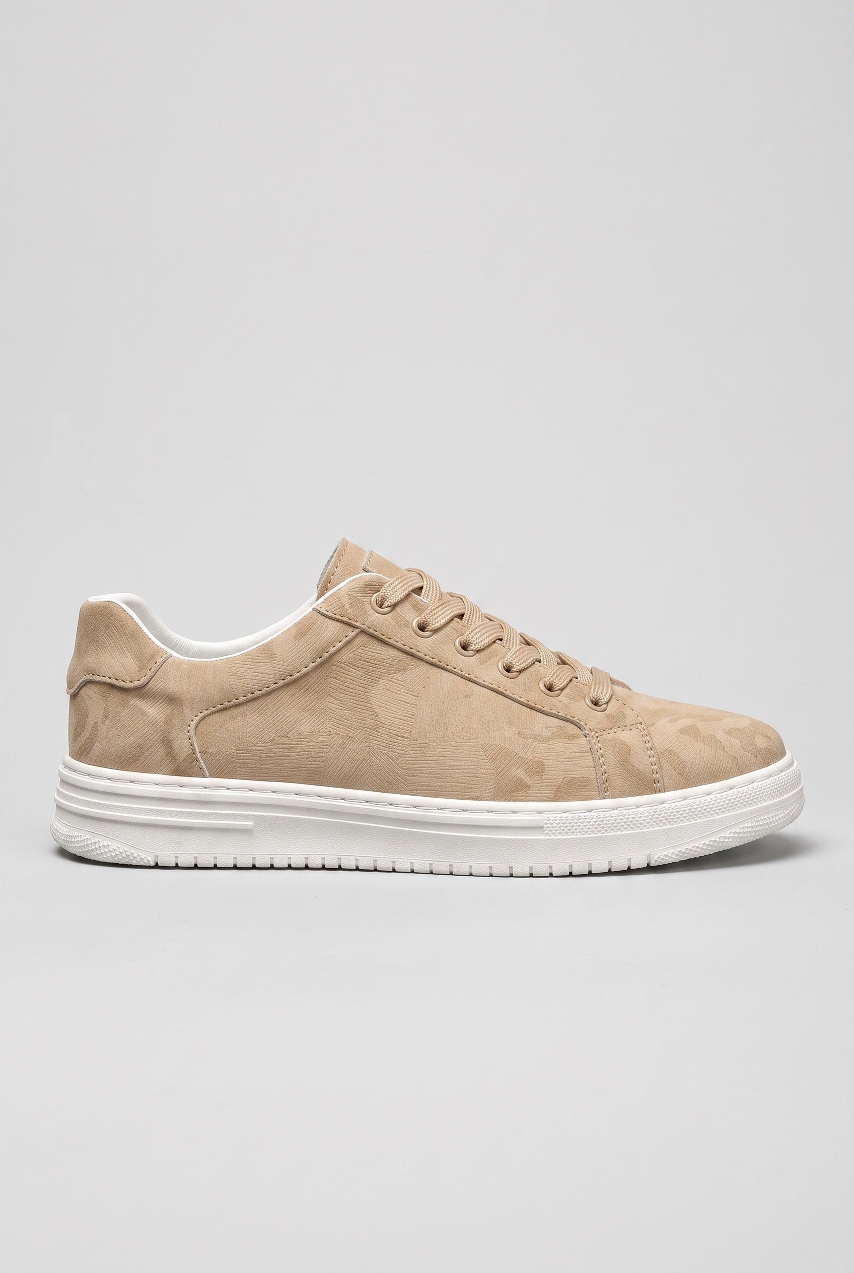 Men's Sneakers | Camo Textured Upper with Cupsole - 3