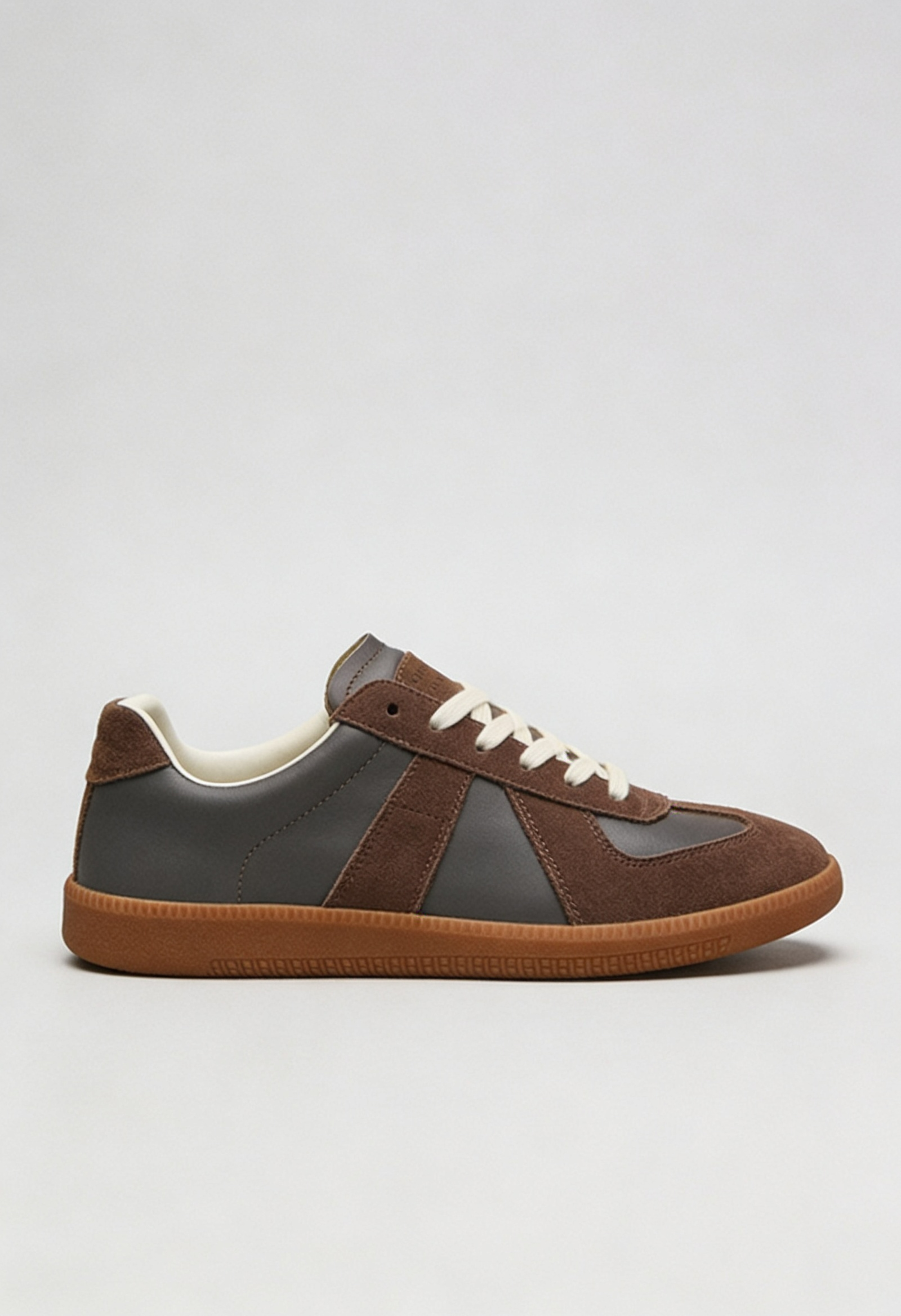 Men's Sneakers | Suede-Look Panels with Gum Outsole - 6