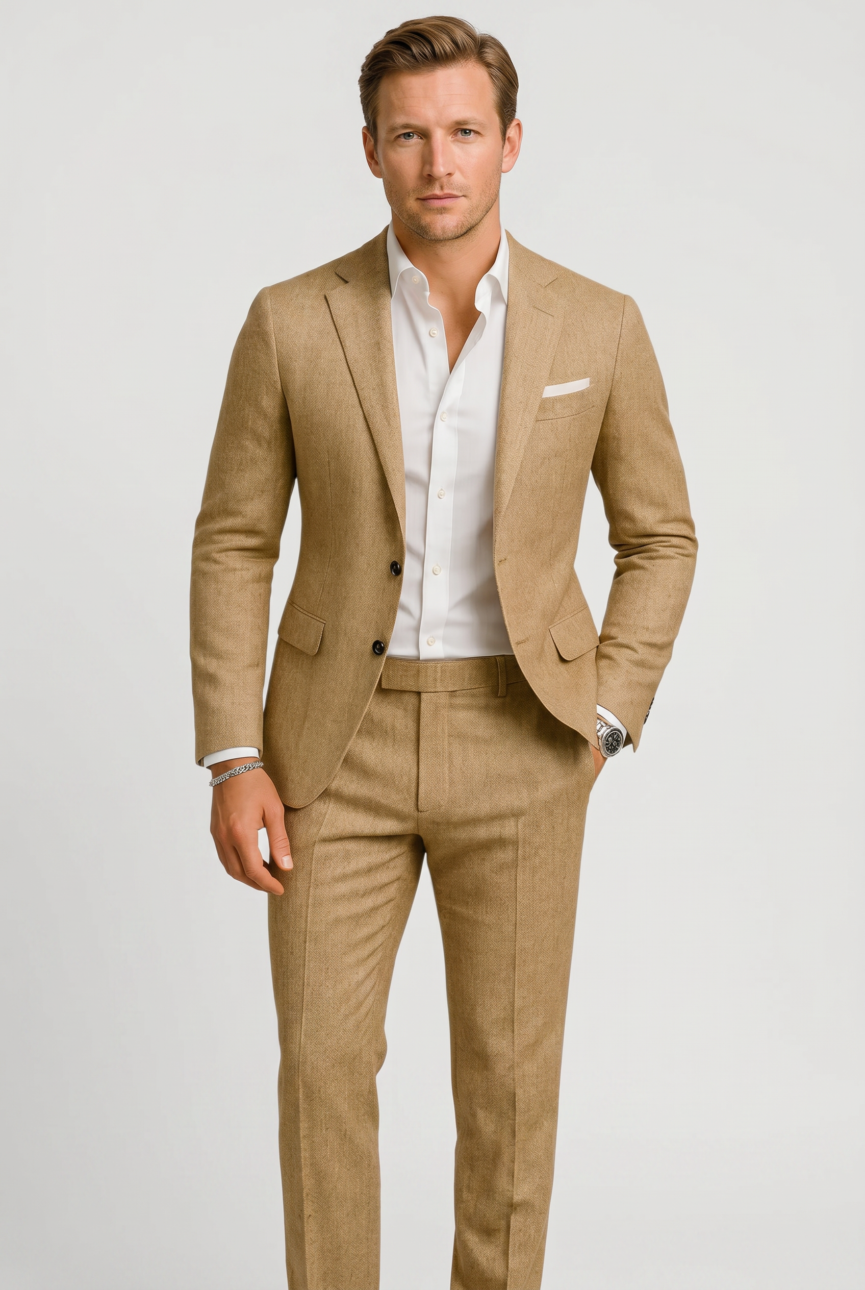 Men's Suit | Notch Lapel Two Button Straight Leg - 1