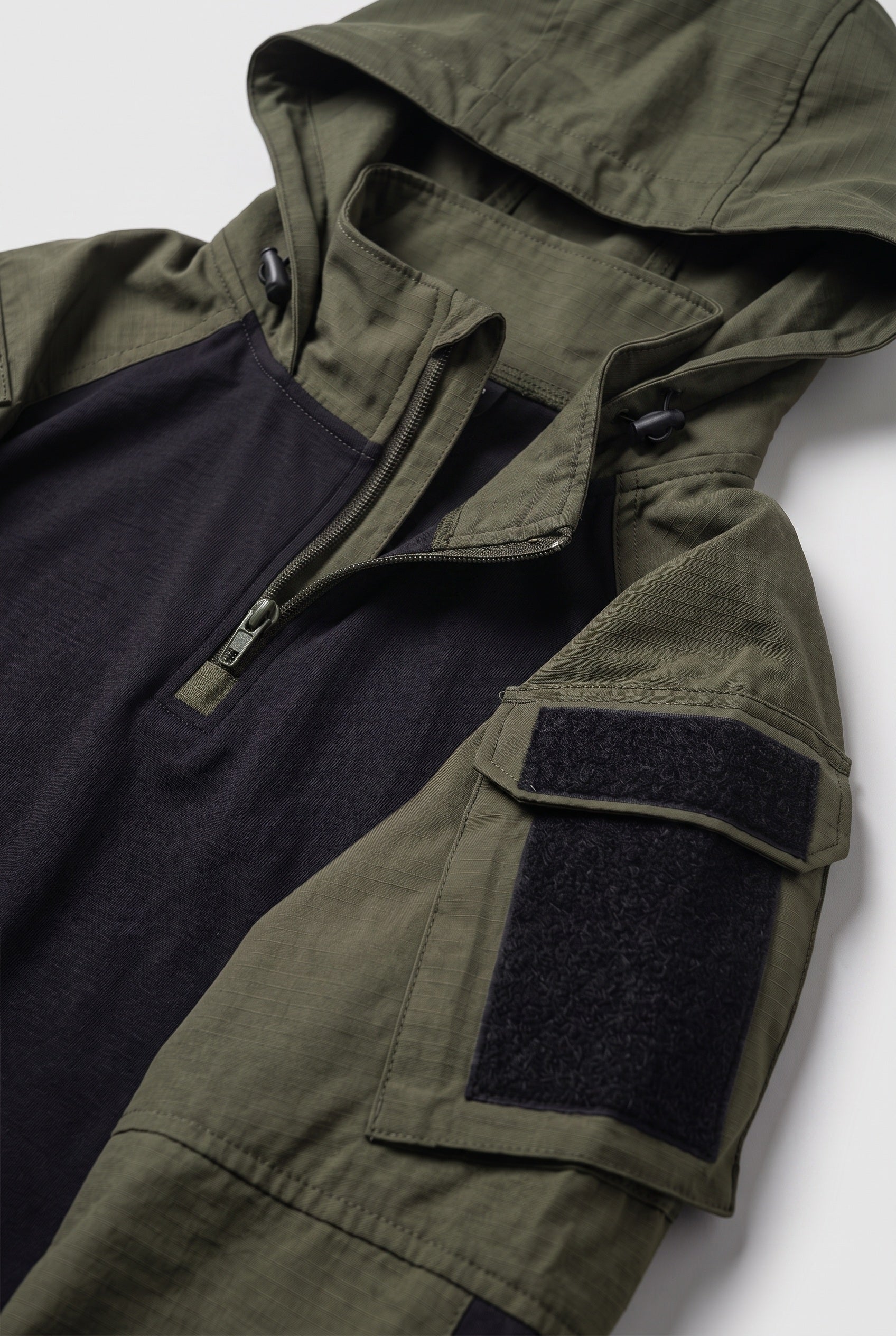 Men's Tactical Jacket | Hooded Quarter Zip - 3