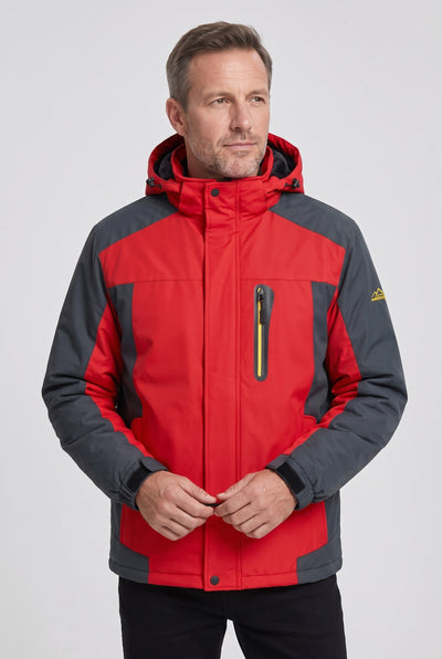 Men's Winter Jacket | Hooded Water-Resistant Shell - 6