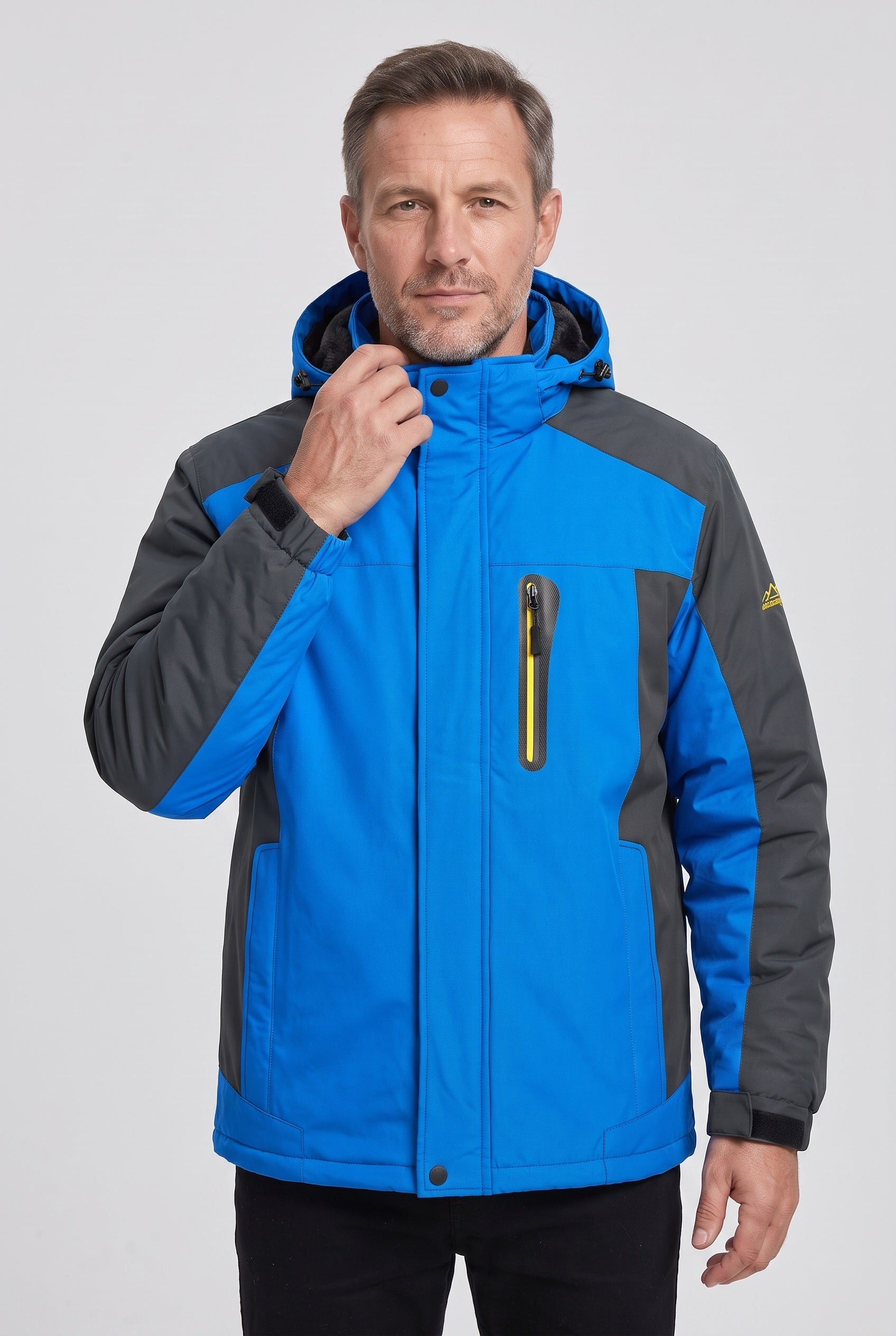 Men's Winter Jacket | Hooded Water-Resistant Shell - 7